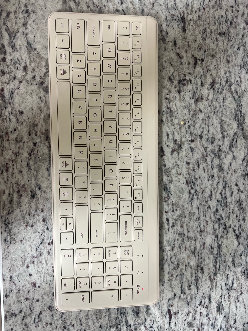 heyday Slim Wireless Keyboard and mouse in Cream
